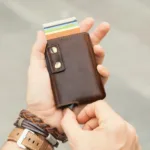 Porte Carte Cuir Recyclé